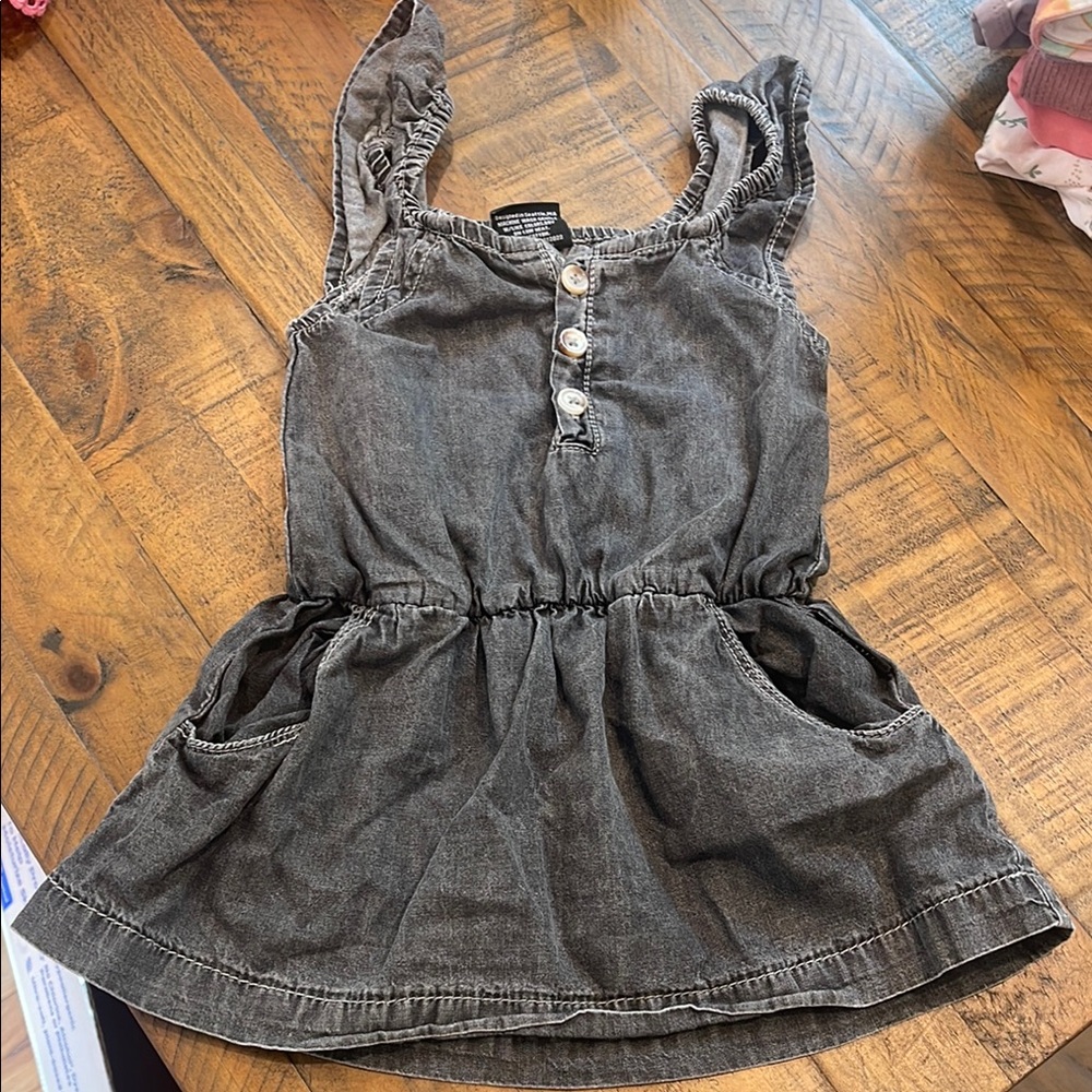 Little Bipsy Sleeveless Denim Dress
